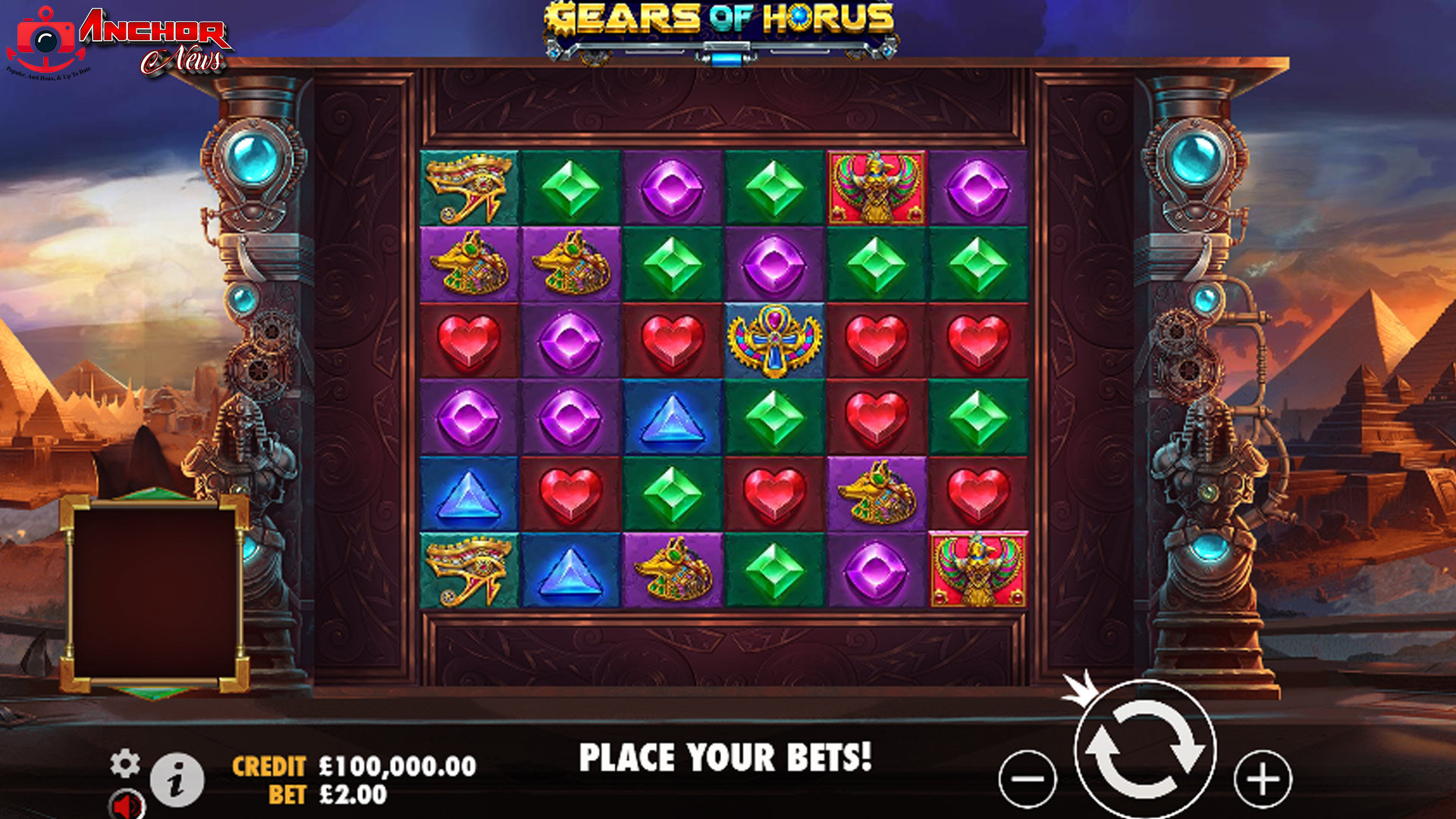 Gear of Horus: Uji Keberuntunganmu di Hadapan Mata Dewa!