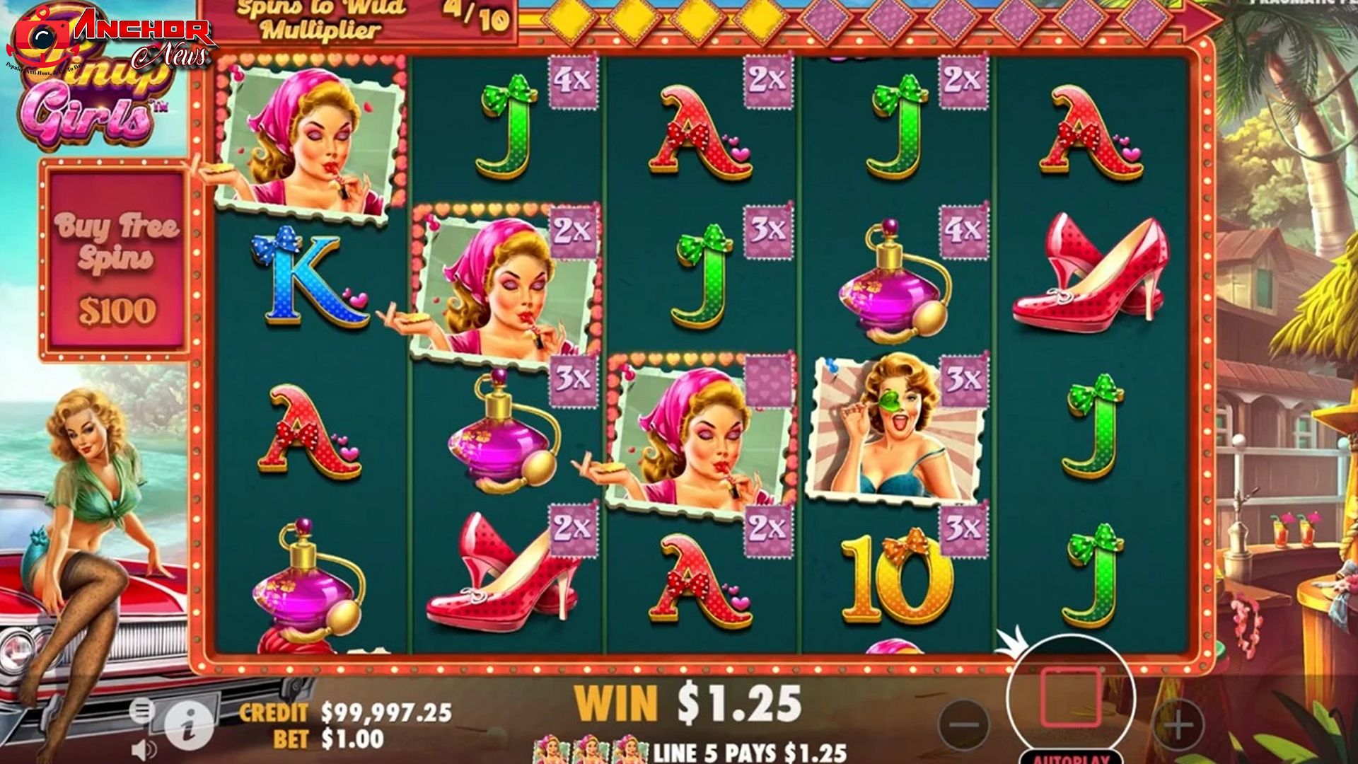 Pinup Girls Slot: Nostalgia Glamour dan Jackpot Menggoda