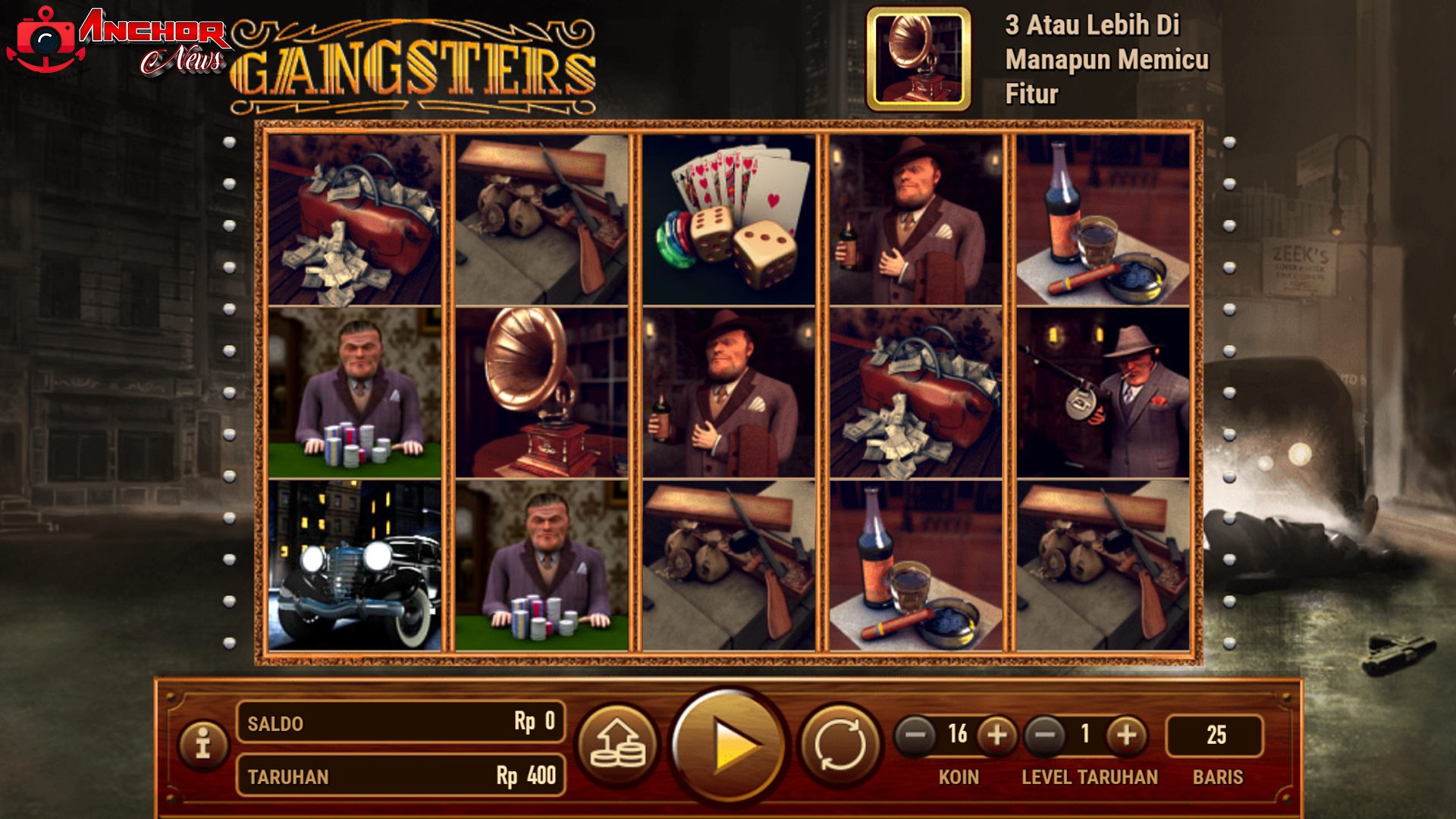 Cnnslot Hadirkan Gangsters Pilihan Utama Agen Slot Online