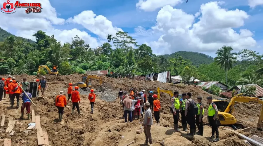 Longsor Banjarnegara dengan 5 Data Pengungsi dan Korban Tewas
