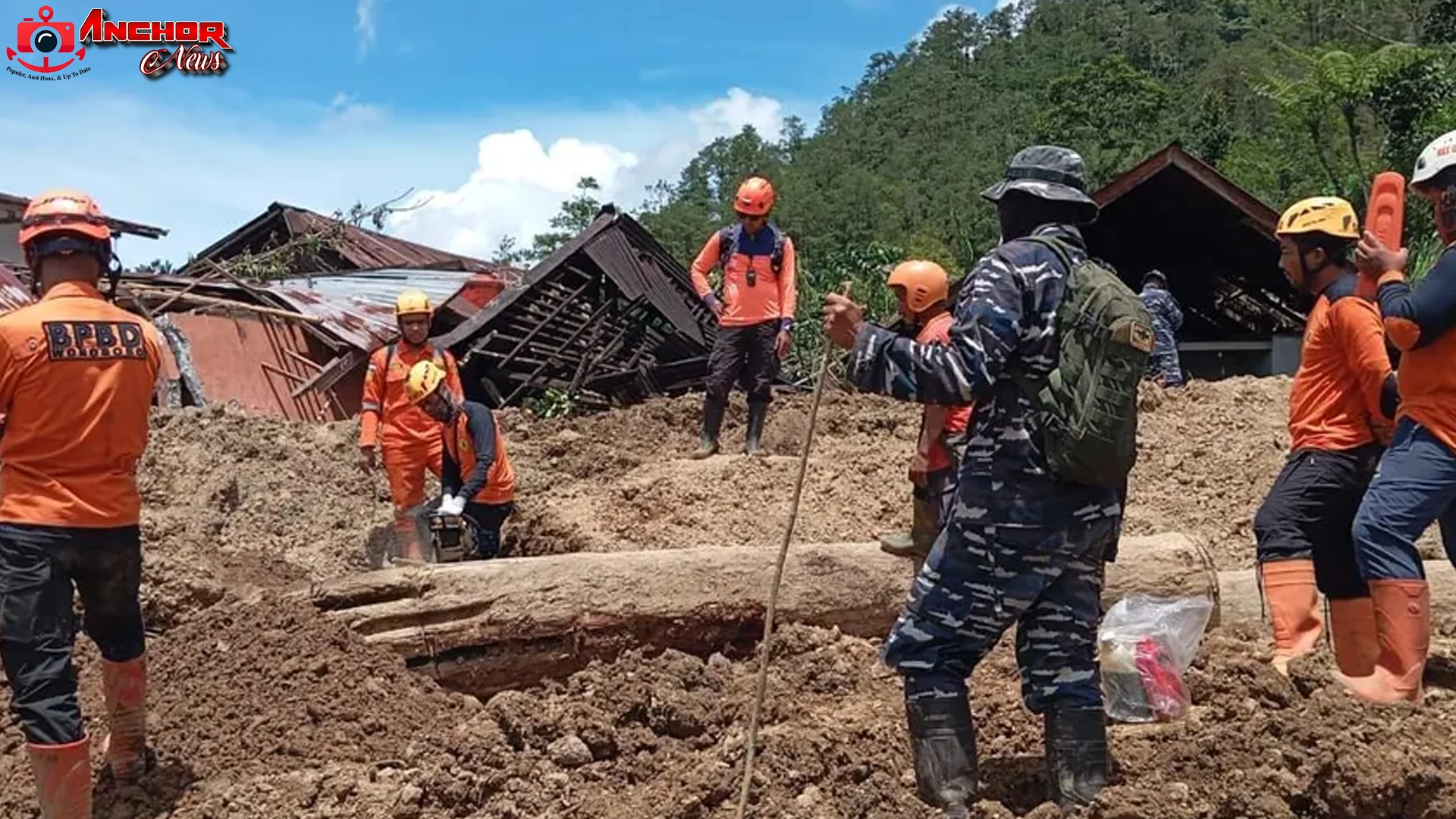 Longsor Banjarnegara dengan 5 Data Pengungsi dan Korban Tewas