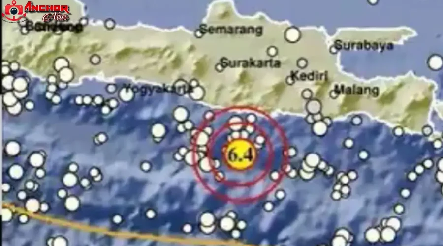 Intensitas Getaran Gempa M 6,4 Pacitan Terasa di Lokasi Sekitar Surabaya